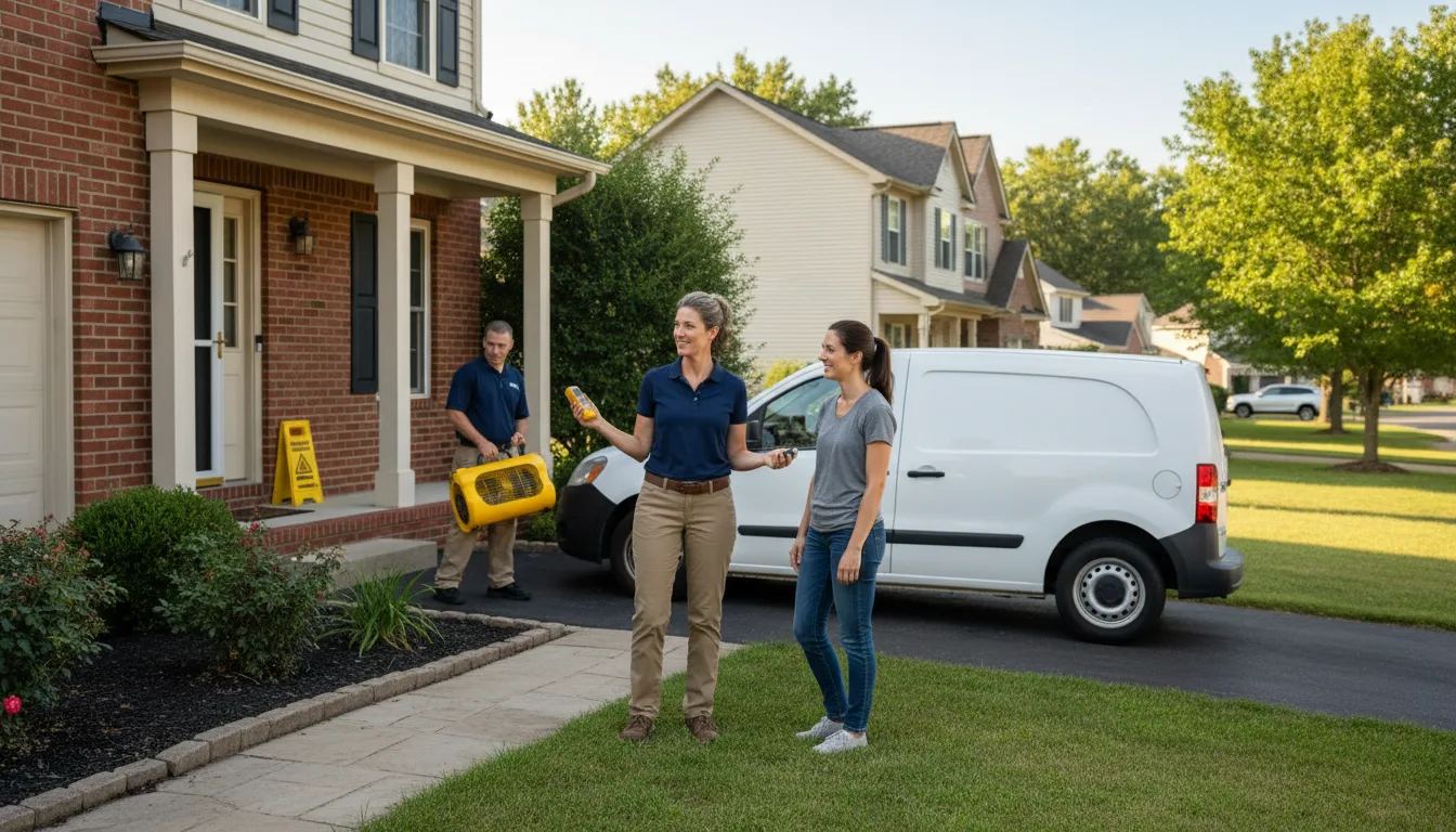 Water restoration image for Home Water Damage Repair in Braggadocio, MO
